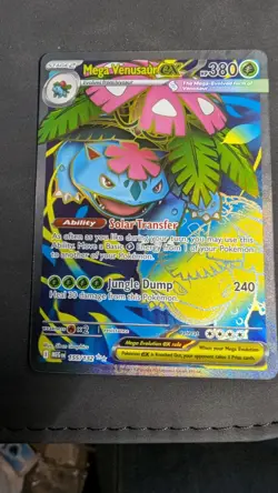 Pokemon Mega Venasaur EX SIR 177/132 Mega Evolutions Near Mint Prerelease - Image 1