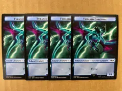 MTG 4x SURGE FOIL Tyranid Token Warhammer 40000 Magic the Gathering x4 NM - Image 2