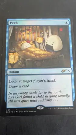 MTG Peek *FOIL* Secret Lair Drop Series - Image 1