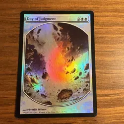 Magic: The Gathering (MTG) Day of Judgment Full Art Foil - NM - Image 1