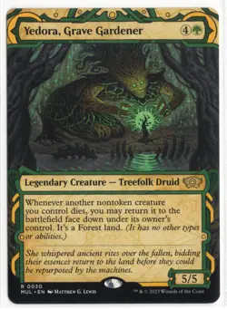 Magic The Gathering • Yedora, Grave Gardener • Extended Art Showcase MUL NM MTG - Image 1