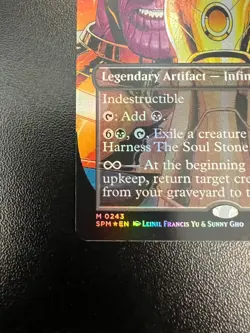 Magic the Gathering The Soul Stone 0243 Marvel's Spider-Man Borderless Foil NM!! - Image 5