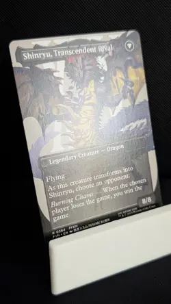Zenos yae Galvus/Shinryu, Transcendent Rival (Borderless) Final Fantasy MTG NM - Image 5