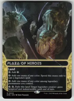 Plaza of Heroes (0033) (Borderless) Edge of Eternities: Stellar Sights 33 MTG NM - Image 1