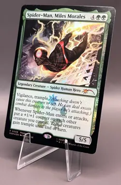 0008 Promo Miles Morales Foil - Magic The Gathering Marvel's Spider-Man NM - Image 1