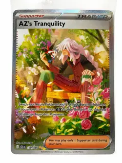 AZ's Tranquility 120/086 Chaos Rising Special Illustration Rare Pokemon TCG SIR - Image 1