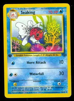 Pokemon SEAKING 46/64 1st Edition Jungle - - Lightly Played - Image 1
