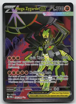 Mega Zygarde ex 104/088 Ultra Rare Perfect Order Pokemon Holo Near Mint - Image 1
