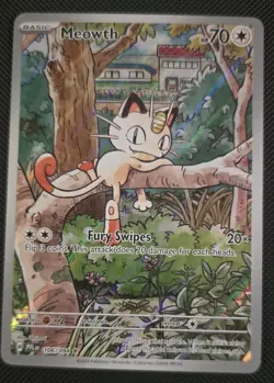 Meowth 106/94 Full Art Phantasmal Flames Pokemon TCG MINT CONDITION NEW - Image 1