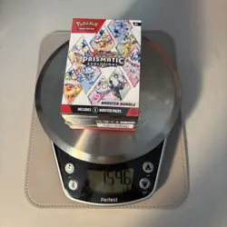 !!🔥VERY HEAVY🔥!! (159.6g) Prismatic Evolutions Booster Bundle Pokemon TCG - Image 1