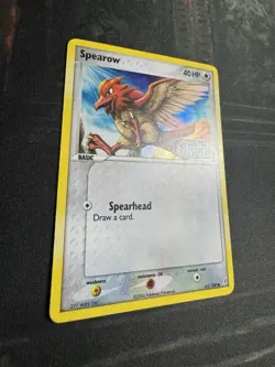 Pokemon Card - Spearow Crystal Guardians 61/100 Reverse Holo Stamped - Image 4