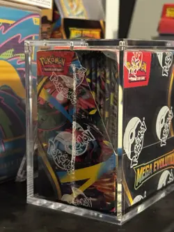 Pokemon Mega Evolution Enhanced Booster Box W/Sealed Bulbasaur Promo & Acrylic! - Image 2