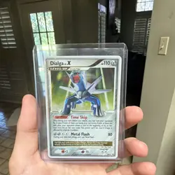 NM Pokemon TCG Dialga LV.X DP37 Diamond and Pearl Promo Holo EN - Image 1