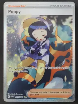DMG Poppy 227/197 Special Illustration Rare Obsidian Flames Pokemon TCG - Image 1