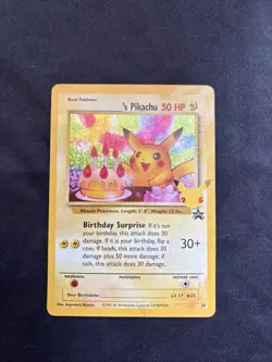 Pokemon Pikachu TCG Birthday Celebrations 25th Anniversary Collection - Image 1