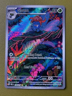 Pokemon Obsidian Flames Gloom 198/197 Illustration Rare Holo NM - Image 1