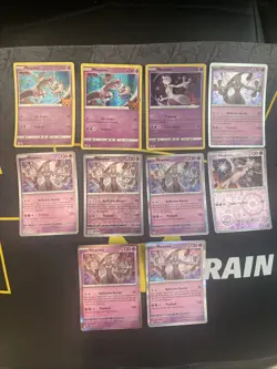 Mewtwo Rare Pokemon Holo Card Lot 12x - Image 1