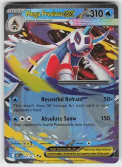 Mega Froslass ex 047/217 Double Rare ME: Ascended Heroes Pokemon Holo Near Mint - Image 1