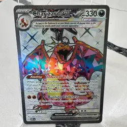 Charizard EX 215/197 OBF Obsidian Flames Ultra Rare Full Art NM Pokemon - Image 1