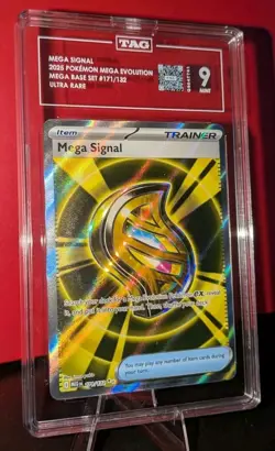 Pokemon TCG Mega Signal Ultra Rare Card 171/132 TAG 9 - Image 1