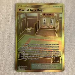 Martial Arts Dojo (Secret) - SM - Cosmic Eclipse (SM12) Pokemon Eng Near Mint NM - Image 2