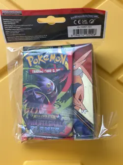 Pokemon PHANTASMAL FLAMES Gengar Art Pack+ Mini Binder Lot Sealed New Unopened - Image 1