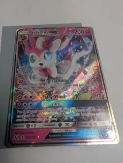 Sylveon GX 92a/145 Alternate Art Promo Pokemon Card Guardians Rising Ultra Rare - Image 3