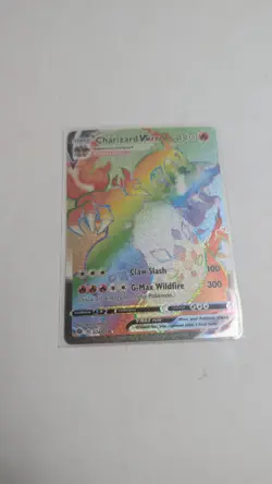 Charizard VMAX 074/073 Secret Rainbow Rare Pokemon Champion's Path Holo NM - Image 1