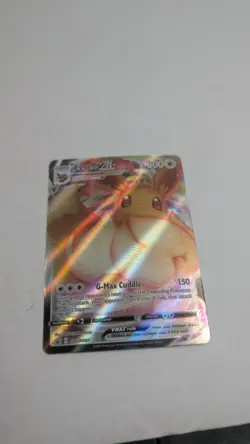 Pokemon Eevee VMAX Full Art Promo SWSH 087 Jumbo Card Size Companion NM - Image 1