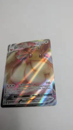Pokemon Eevee VMAX Full Art Promo SWSH 087 Jumbo Card Size Companion NM - Image 2