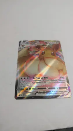 Pokemon Eevee VMAX Full Art Promo SWSH 087 Jumbo Card Size Companion NM - Image 3