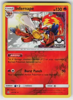 Infernape (Pokemon League) 23/156 Holo P Cards MP Pokemon - Image 1