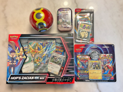 Pokemon Hop's Zacian Ex Box Journey Together Lot - Image 1