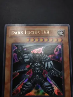 YUGIOH 2006 | DARK LUCIUS LV8 | CDIP-EN011 | 1ST | ULTRA RARE | EXCELLENT - NM - Image 4