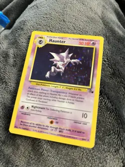 Haunter 6/62 Fossil Holo Rare Lightly Played Pokemon Card WOTC 1999 - Image 2