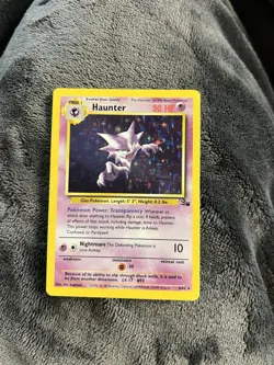 Haunter 6/62 Fossil Holo Rare Lightly Played Pokemon Card WOTC 1999 - Image 3