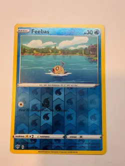Feebas 038/189 Common Darkness Ablaze Pokemon Reverse Holo Near Mint - Image 1
