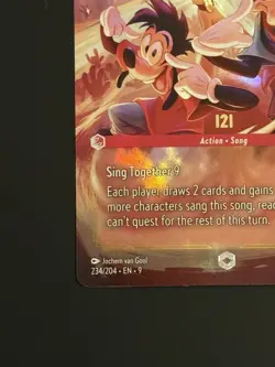 Disney Lorcana Fabled I2I Enchanted TCG Card 234/204 NM/Mint Rare - Image 4