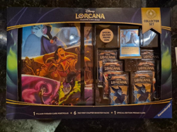 Disney LORCANA First Chapter Collector Set Costco 6 Packs Portfolio Lot of 2 - Image 1