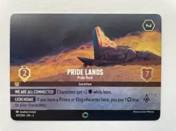 Disney Lorcana Pride Lands - Pride Rock ENCHANTED 207/204 Into the Inklands - Image 1