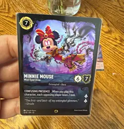 Disney Lorcana Minnie Mouse Wild Eyed Diver #12/31 - Image 1