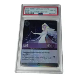 Disney Lorcana D100 Collectors Edition Promo Elsa - Gloves Off #19 PSA 10 - Image 1
