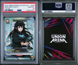 Union Arena TCG Muichiro Tokito 009 1 Star Alt Art PSA 10 Demon Slayer POP 10 - Image 3