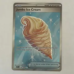 Pokemon TCG Jumbo Ice Cream 109/086 CRI Trainer Item Reverse Holo - Image 1