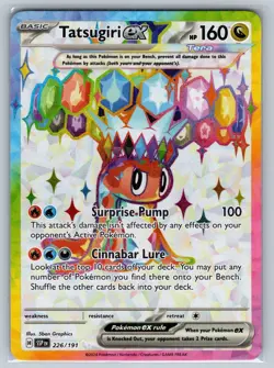 Tatsugiri ex 226/191 Ultra Rare Surging Sparks Pokemon Holo Near Mint - Image 1