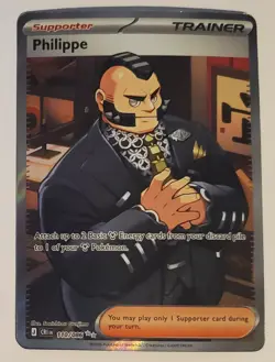 Philippe 110/086 Holo Ultra Rare Chaos Rising Pokemon Near Mint - Image 1