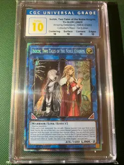 Yugioh Isolde, Two Tales of the Noble Knights AMDE-052 Collector's 1st Ed CGC 10 - Image 1