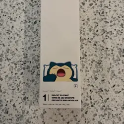 Pokemon Center Exclusive Snorlax Die Cut Playmat New Sealed - Image 2