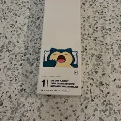 Pokemon Center Exclusive Snorlax Die Cut Playmat New Sealed - Image 4