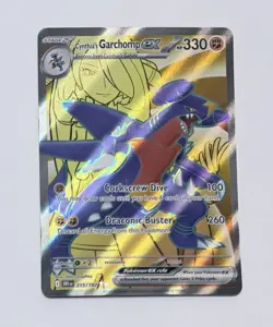 Pokemon Cynthia's Garchomp ex 215/182 SV10 Ultra Rare Full Art Holo English - Image 1